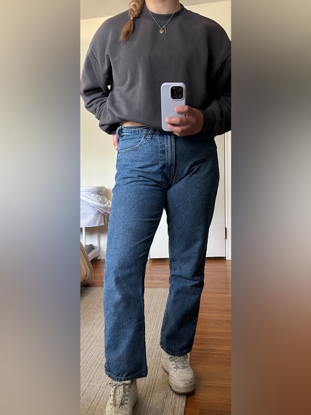 Full Blue Classic Denim Jeans - Medium Blue